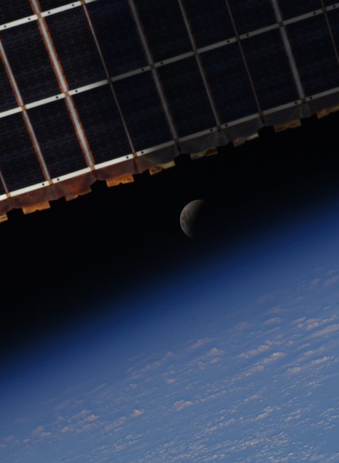 Zatmenie Mesiaca z ISS