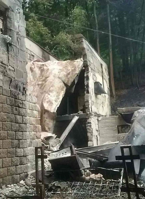 Požiar opustenej budovy na Železnej studničke