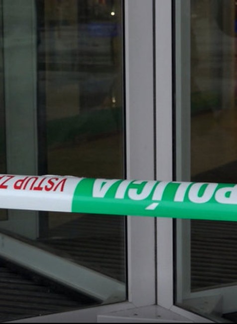 Policajná páska - nákupné centrum 