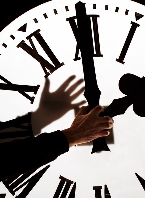 zmena času dopredu hodinky