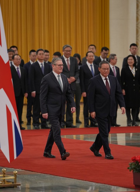 Britský premiér Starmer na návšteve Číny