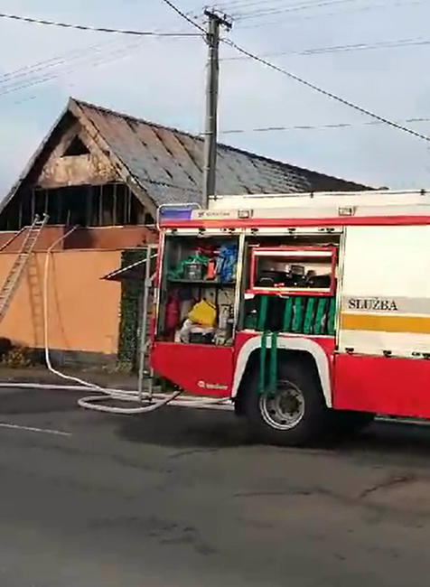 Požiar penziónu