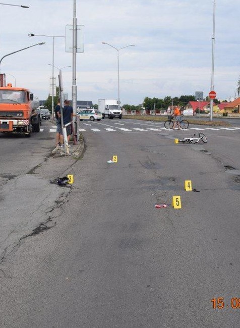 Nehoda, Michalovce, priechod pre chodcov