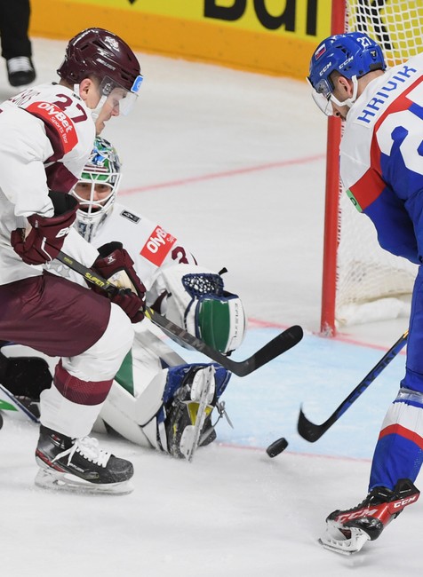 Slovensko - Lotyšsko, MS v hokeji 2023