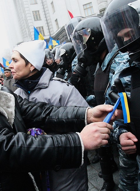 Ukrajina Kyjev protest EÚ 6