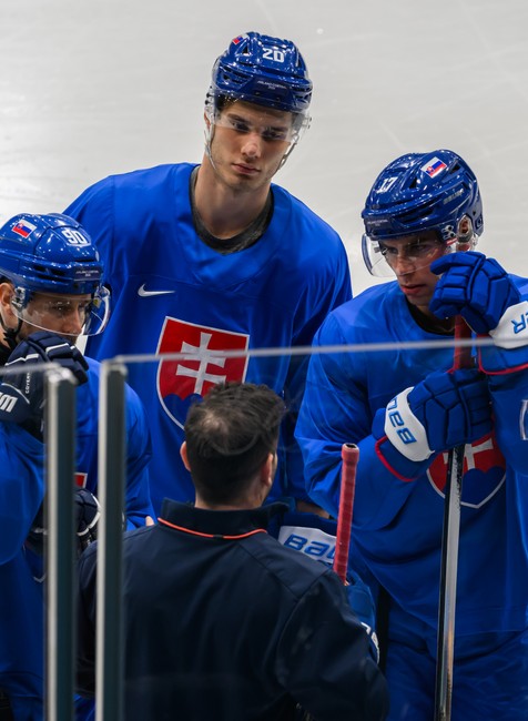 Tréning slovenských hokejistov