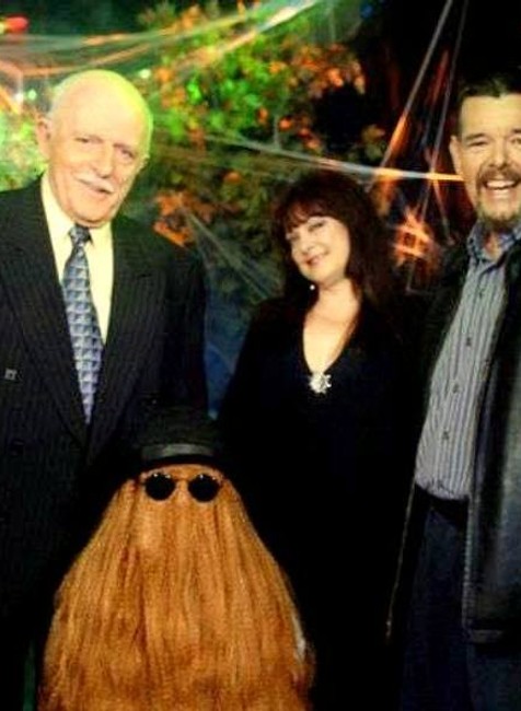 Dojemné stretnutie: John Astin (Gomez), Lisa Loring (Wednesday Addams) a Ken Weatherwax (Pugsley)