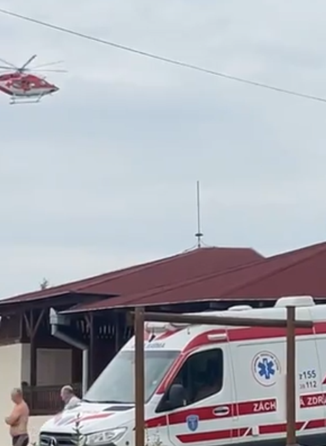 letecki zachranari plaz