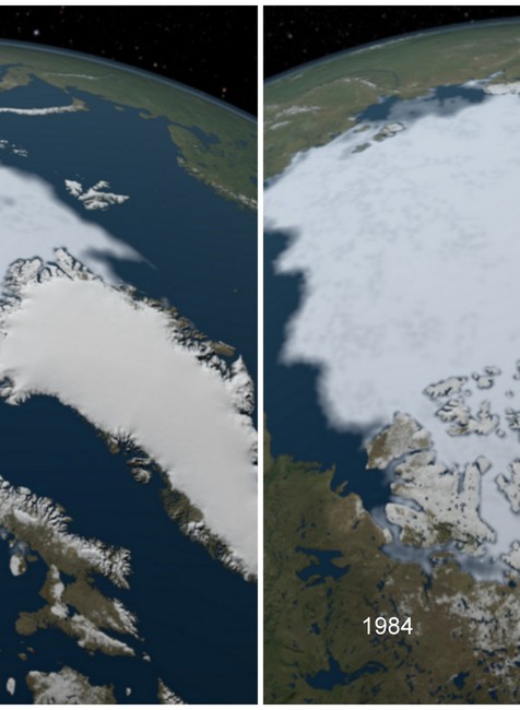 NASA, fotografie Zeme, zmeny
