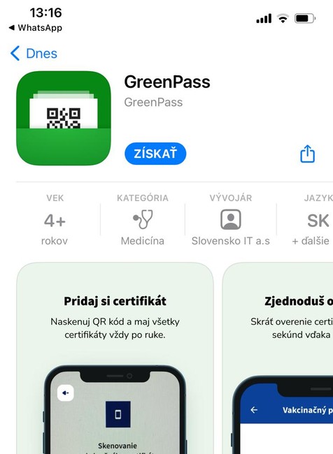 Aplikácia v systéme nákupov