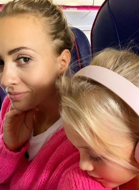 Barbora Krajčírová a dcéra Amia