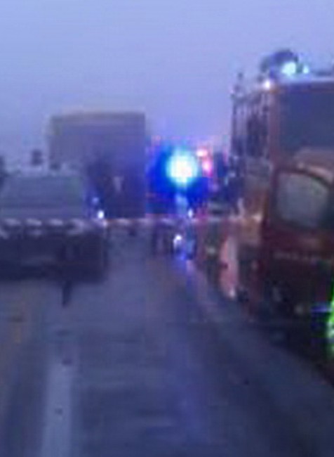 Takto to vyzeralo na mieste počas hromadnej havárie na D1