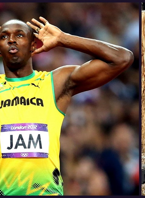 Usain Bolt Karolína Krézlová olympiáda bežec modelka speváčka