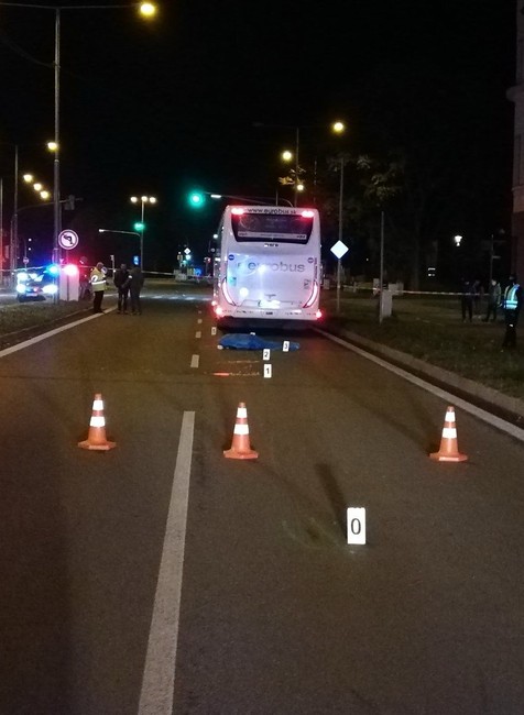 autobus zrazil chodca Michalovce (1)