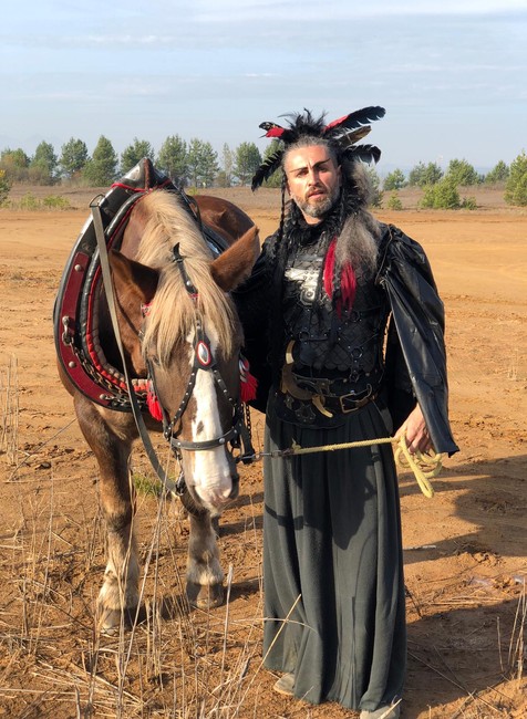 René Štúr na nakrúcaní Perinbaby a dva svety 