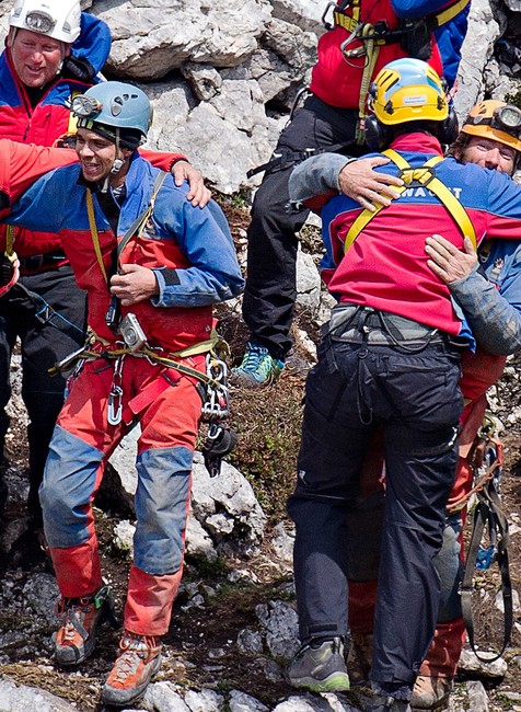 Záchranári na mieste