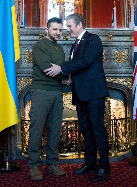 Návšteva Británie Zelenskyj