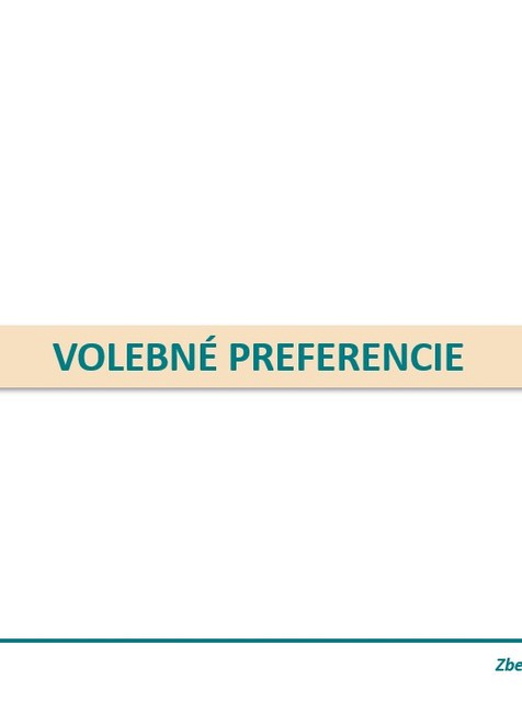 Volebné preferencie 1
