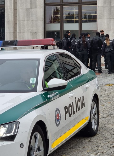 Protesty v BA, polícia