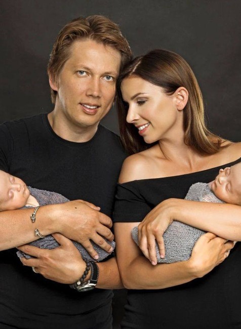 Peter Cmorik s rodinou