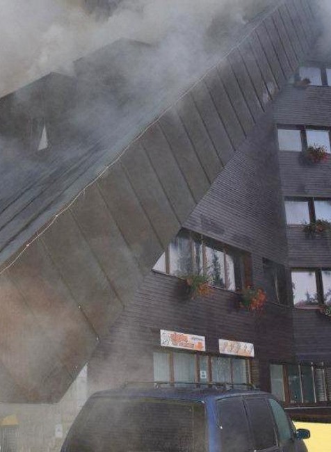 Hotel Junior požiar 1