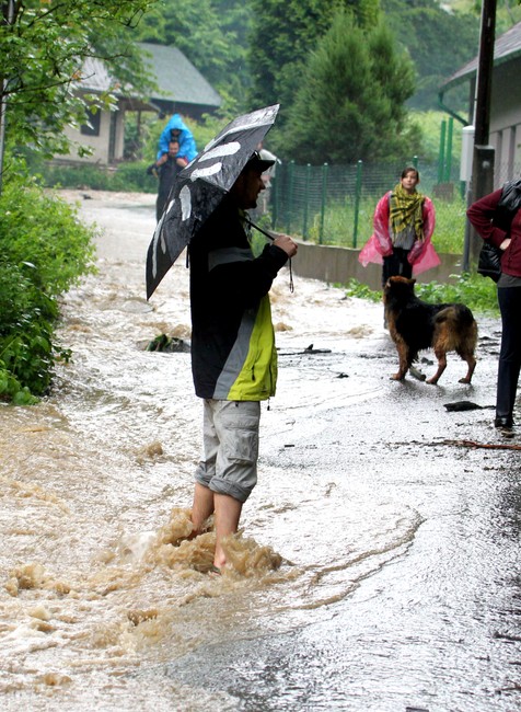 ČR Česká republika povodne Praha 1