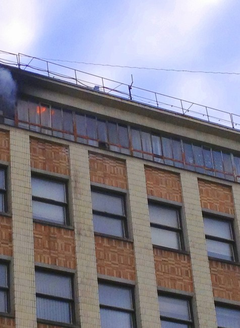 STU Bratislava požiar 1