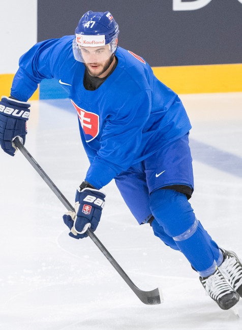 Tréning Slovenska pred zápasom s Kanadou