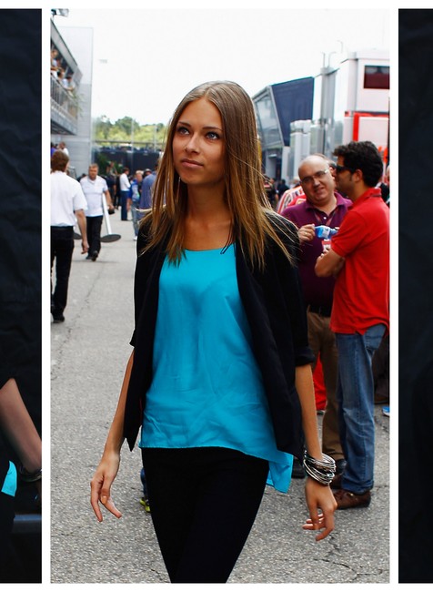 Fernando Alonso Dáša Kapustinova F1 Hockenheim Nemecko