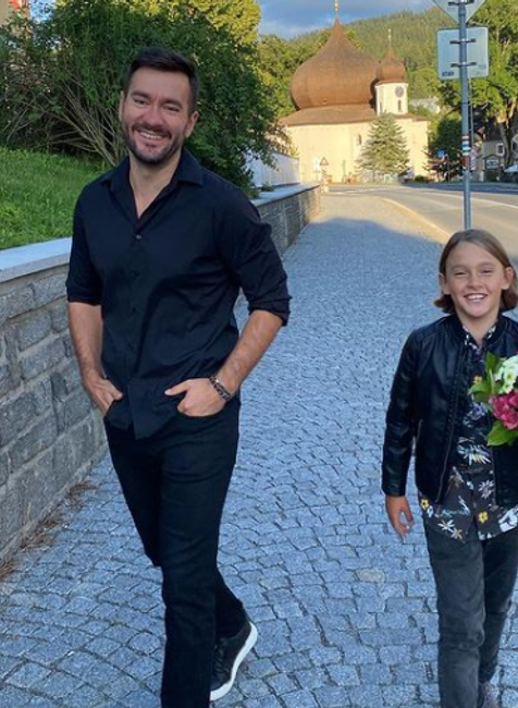 Marek Ztracený so synom