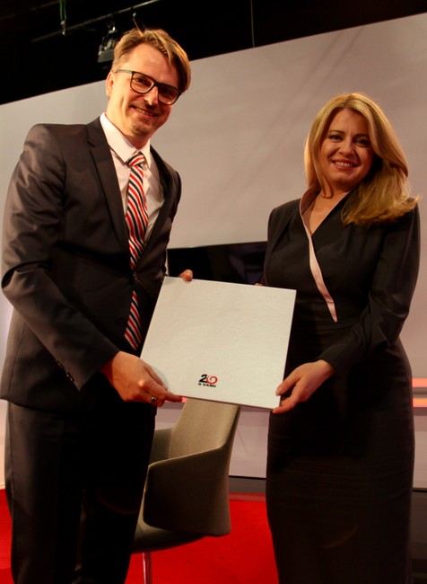 Marcel Grega a Zuzana Čaputová