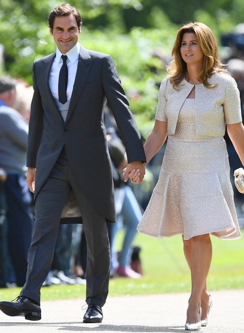 Roger Federer s manželkou