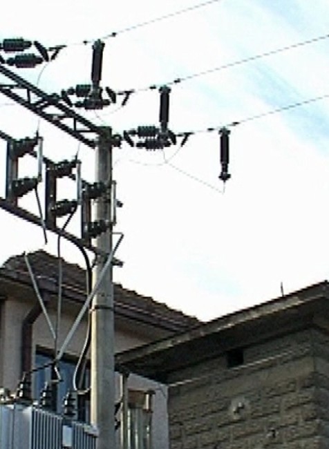 Stožiar elektrina vedenie