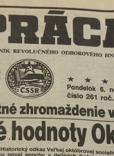 Exkurzia do histórie: O čom sa písalo 6. novembra 1989