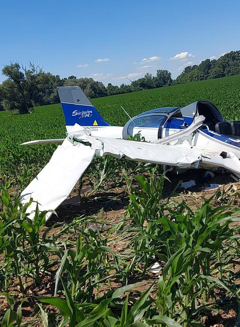 Tragický pád lietadla