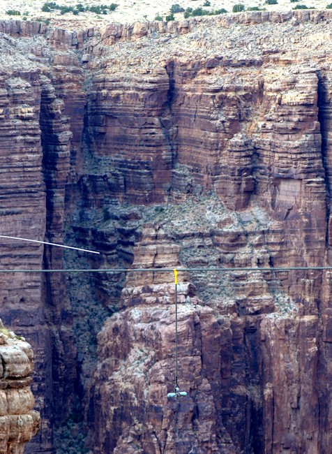Povrazolezec Nik Wallenda Veľký kaňon