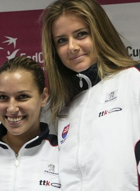 Tenistky Slovenska pred zápasom Fed Cupu s Českom