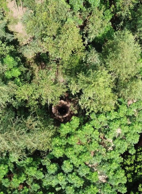 Bambusová chladiaca veža