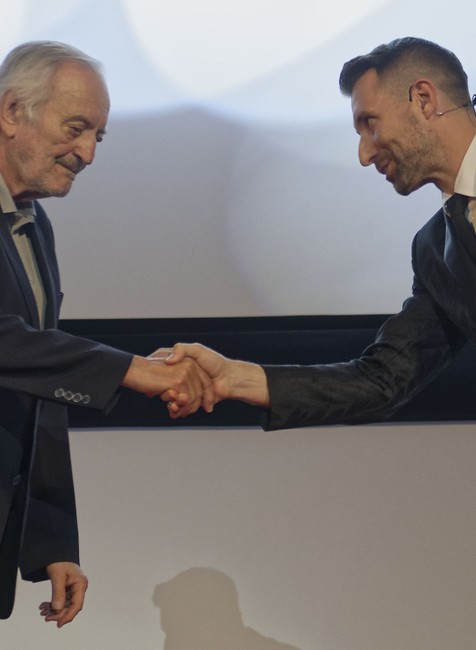 Milan Lasica a Bruno Ciberej na Artfilme