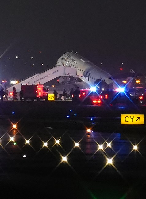 zrazka lietadla s vozidlom v new yorku 