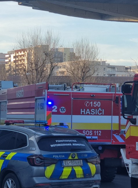 Požiar nemocnice v Ružinove 1 