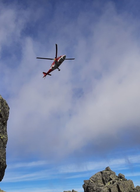 Pomoc turistovi pod sedlom Baranie rohy (4)