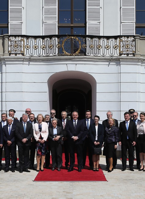 Obed v prezidentskom paláci pri príležitosti 15. výročia v EÚ