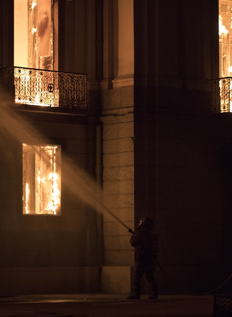 Požiar múzea v Brazílii