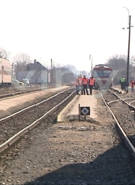 Vykoľajený vlak pri Kvetoslavove