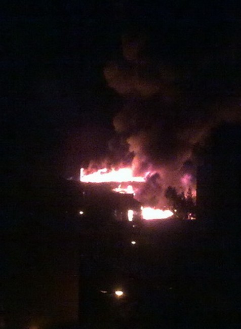 Požiar v Piešťanoch