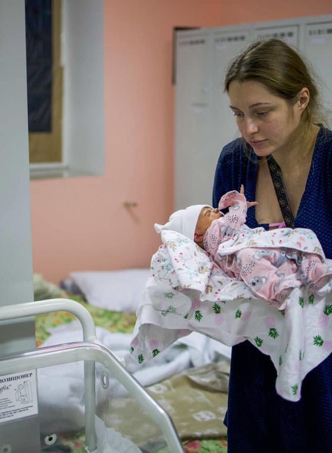 Pôrody v podzemí Kyjevskej nemocnice
