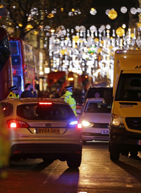 Londýn Oxford Street panika 5