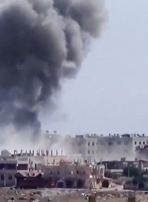 Sýria vojenský útok krajina 1