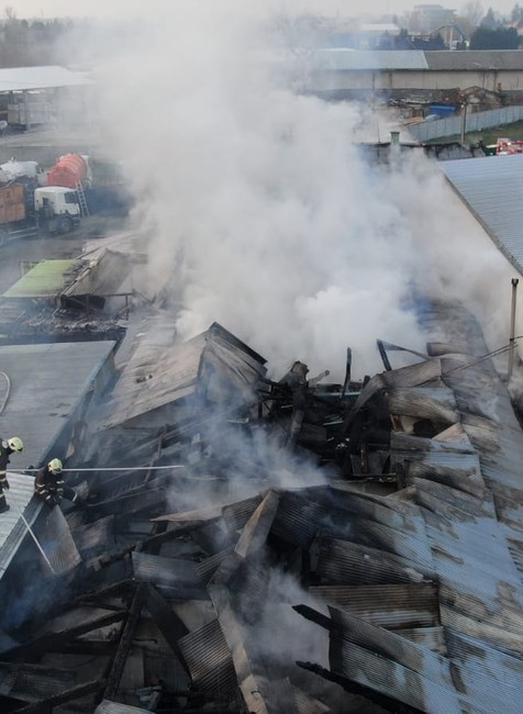 Ničivý požiar v Senci.